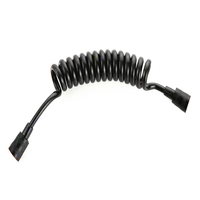 Haute qualité laiton écrou PVC Flexible rétractable tuyau de douche ressort court pour salle de bain eau plomberie qualité tuyaux de plomberie