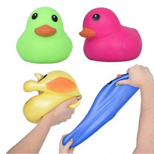 Juguete de Silicona de Pato Grande y Lindo de 15 cm para Niñas - Juguete Antiestrés con Diseño Realista de Animal para Mayores de 14 Años - Product Image 2