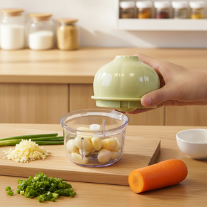 Mini hachoir à <span class=keywords><strong>ail</strong></span> électrique rechargeable, robot culinaire, lame en acier inoxydable, accessoires <span class=keywords><strong>de</strong></span> cuisine pour légumes - Product Image 3