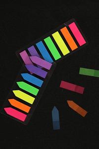 Wholesale Factory <b>Sticky</b> <b>Notes</b> PET 7 Color Reusable Fluorescent Memo Pads for Students and Office Supplies - Product Image 3