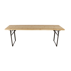 Meubles d'extérieur légers pliables en bois et en fer, table à bière, <span class=keywords><strong>banc</strong></span>, <span class=keywords><strong>jardin</strong></span>, cour, pelouse, ensemble trois pièces, <span class=keywords><strong>salon</strong></span> - Product Image 3