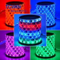 Tcwin 12V SMD LED-Streifen 30 LEDs/m Wasserdicht Weihnachtsdekoration für Landschaftsgestaltung mit Pro Max App-Steuerung