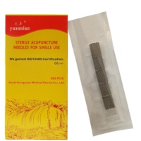 Vente en gros, aiguilles de Sujok, Acupuncture faciale, courtes, jetables, stériles, 0.16x7mm, 0.18x7, 500 pièces par boîte