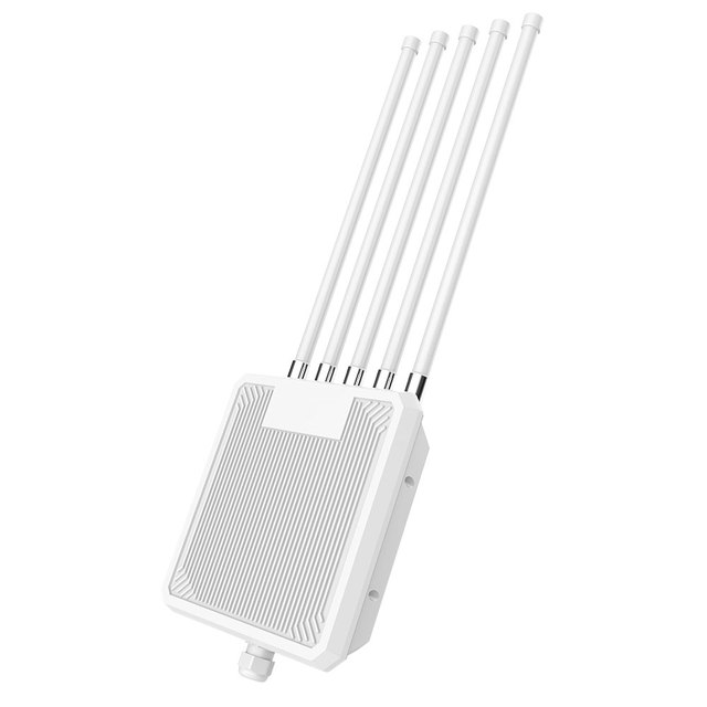 AX3000 WIFI6 Outdoor AP Route Repeater Dual Band 3000Mbps Anti Rain Sun High Power