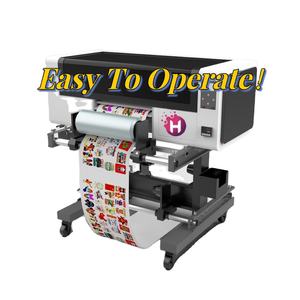 2025 meilleure qualité 300mm 600mm rouleau à rouleau UV DTF imprimantes i3200 <span class=keywords><strong>HD</strong></span> i1600 U1 rouleau UV DTF imprimante pour AB Film autocollant impression - Product Image 2