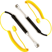 Sonde thermique portative de type k, en silicone, haute température, pour couple