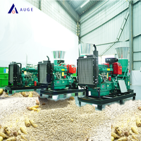 Nouvelle machine à granulés diesel chinoise pour l'alimentation animale, haute efficacité, taille de granulés personnalisable, capacité de 200 kg/h