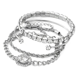 4 Pieces/Set Light Luxury Simple Design Geometric Chain <b>Bracelet</b> Personalized Women's Alloy <b>Bracelets</b> Fashionable Jewelry - Product Image 6