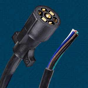 Cable de enchufe de 12 pies y 7 pines, sistema de luz de 7 vías, arnés de cables para remolque - Product Image 2