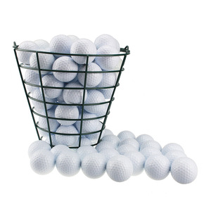Cesta para Pelotas de Golf con Asa, Cestas Metálicas para Pelotas de Golf para Tapete de Práctica - Product Image 4