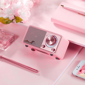Vofull <strong>Pink</strong> Lithium Battery Portable Elderly Mini Speaker High-end <strong>Radio</strong> - Product Image 6