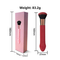 Großhandel Vibrierender Make-up-Pinsel App-gesteuerter Wiederaufladbarer G-Punkt Klitoris Mini-Bullet-Vibrator