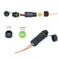 Connecteur rapide multimode LC APC UPC audio et vidéo IP68 en nylon, étanche, à raccordement mécanique rapide, pour FTTH, mini 50-55 mm