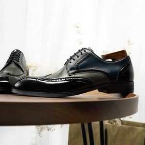 2026Cowhide Boots Autumn and Winter Vintage British Men's Leather Thick Soled Boots Buckle High Top Workwear Leather <b>Shoes</b> - Product Image 2