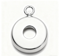 Haute qualité SS316 acier inoxydable 14K plaqué or PVD revêtement sans ternissure perles de Silicone réglables pour la fabrication de bijoux collier