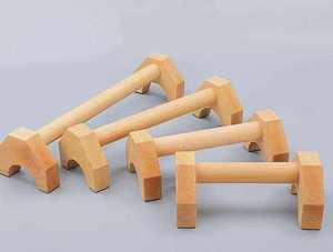 Barres de musculation en bois pour pompes, équipement de <span class=keywords><strong>gym</strong></span> avec tapis antidérapant, entraînement solide pour femmes et hommes, fitness portable - Product Image 3