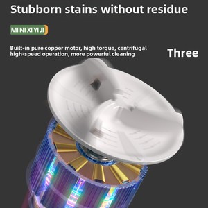Laveuse-sécheuse semi-automatique tout-en-un pliable en plastique compacte transfrontalière pour chaussettes et vêtements intimes avec déshydratation automatique, prise US - Product Image 1