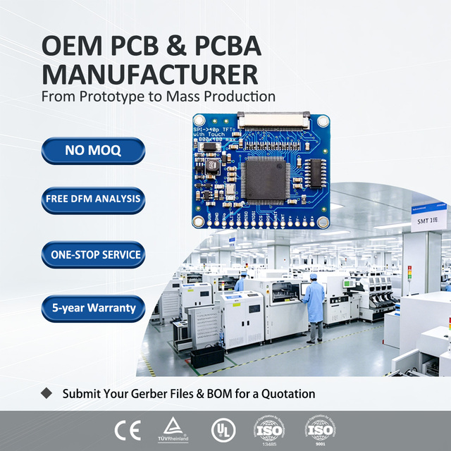 Circuit Printed Board PCB Manufacturing and Assembly PCBA Design Service PCB Prototyping FR4 0.8mm La79b 1 Xgxxx S2 PF IC PCB