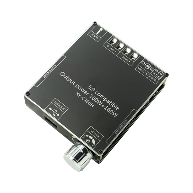 2*160W TDA7498E Audio Power Amplifier BT-compatible 5.0 Stereo HiFi Class D Digital Home Theater AUX Music AMP XY-C160H huakeic