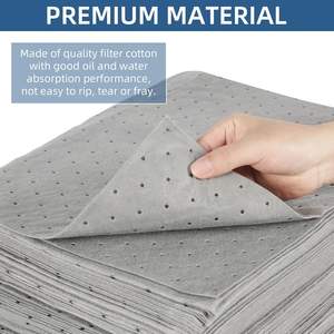 Feuilles absorbantes d'huile 100% avec ligne <span class=keywords><strong>de</strong></span> déchirement, fabricant <span class=keywords><strong>de</strong></span> tampons absorbants d'huile, produits absorbants, contrôle des déversements d'huile - Product Image 1