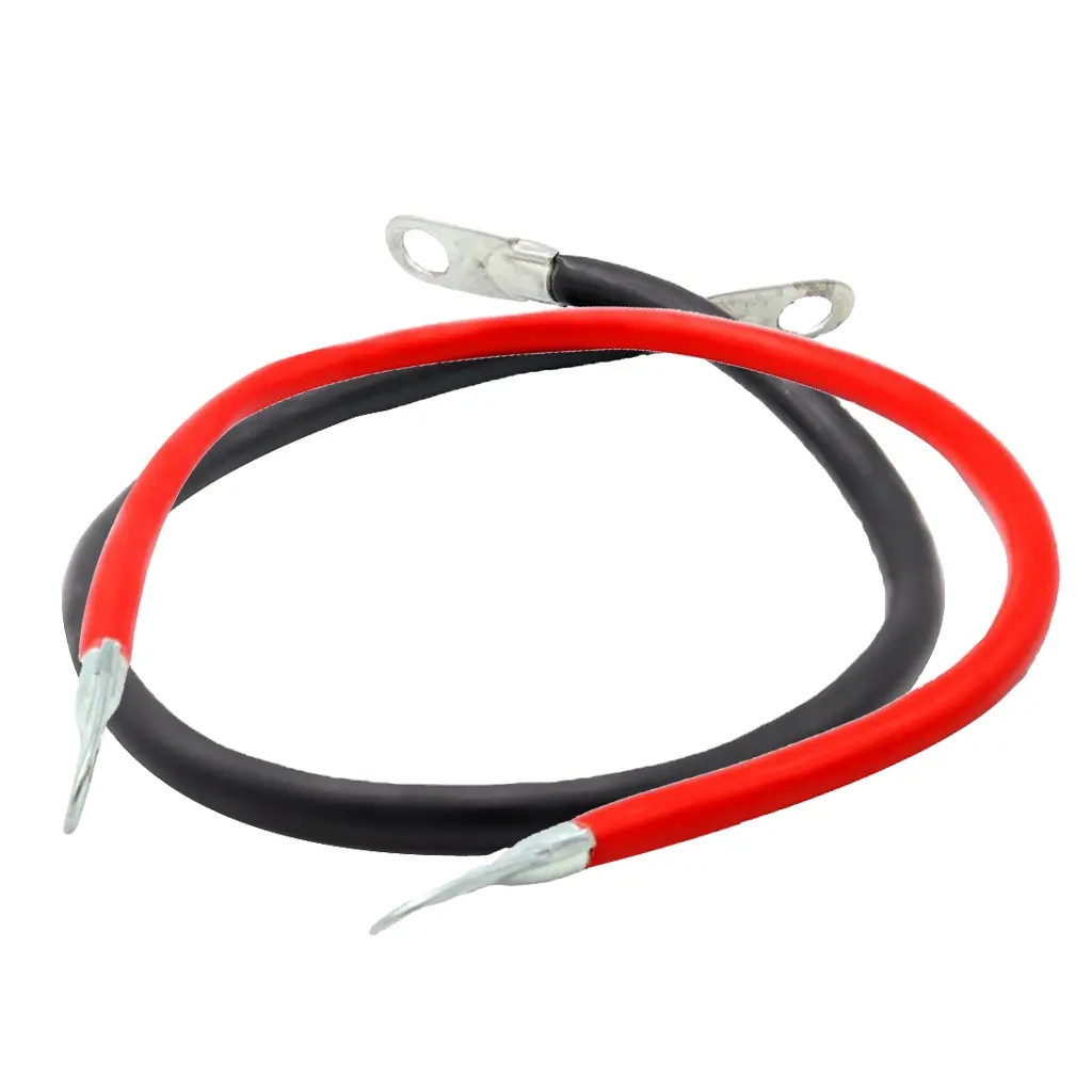 AWG Battery Cable Negative Wire Harness Connectors Terminal For Motorcycle Car Tractor Boat Auto Replacement Parts