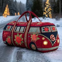 Sac fourre-tout de sport décontracté transfrontalier grande capacité avec design imprimé 3D unique, motif géométrique tendance urbaine et ventilation