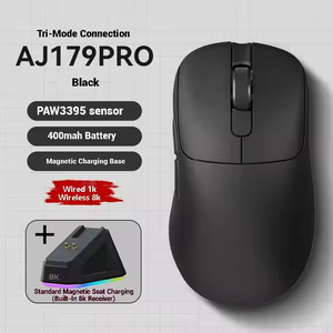 เมาส์ไร้สายสำหรับเล่นเกมคอมพิวเตอร์แบบชาร์จไฟได้ด้วยฐานชาร์จแม่เหล็ก PAW3950 Ajazz AJ179 Pro - Product Image 2