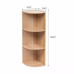 Scaffale angolare a 3 livelli, scaffale per scaffali per sala <span class=keywords><strong>studio</strong></span>, <span class=keywords><strong>soggiorno</strong></span> - Product Image 3