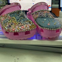 Chaussures personnalisées avec logo de marque, strass, cristaux, diamants, breloques de luxe DIY, design personnalisé, chaussures brillantes