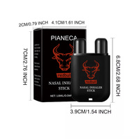 Bâtonnets inhalateurs nasaux double extrémité Red Bull personnalisés avec logo OEM, parfum Red Bull, huiles essentielles naturelles