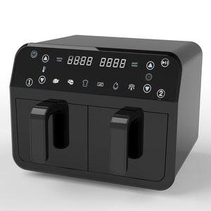 Hot bán New thiết bị nhà bếp Giỏ đôi Nồi chiên không khí 9 lít đôi hai khu vực <span class=keywords><strong>2</strong></span> giỏ hơi nước Nồi chiên không khí - Product Image 5