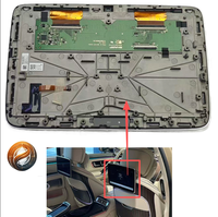 Écran TV d'appuie-tête Android 12 OS 13,3'' pour Mercedes W223 S400 S500 S450 (2000-2004) avec support spécial, aide au recul et lecteur MP3 Europe
