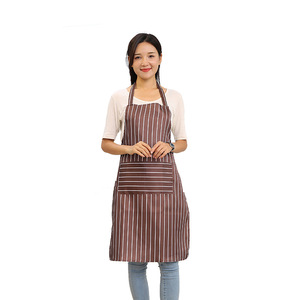 Striped <b>Apron</b> Waterproof For Cooking Kitchen Restaurant Cafe Use Men Daily Wear - Product Image 5