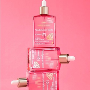 ขวดแก้วหยดเซรั่มหรือน้ำมันหอมระเหยทรงเหลี่ยมแบน สีชมพู ขนาด 30 มล. 50 มล. 100 มล. ปรับแต่งได้ พร้อมกล่องบรรจุภัณฑ์ - Product Image 5