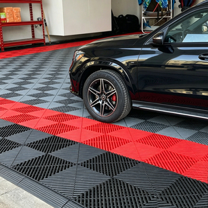 Wholesale PP Material Garage Floor Tiles Easy Assembly Drainage <b>Plastic</b> <b>Flooring</b> for Garage Workshop Indoor - Product Image 4