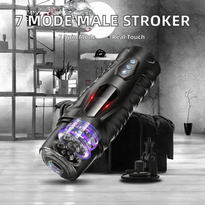 Elektrische Spinner Cup Mannelijke Stroker Thrusting Roterende Tpe + Abs Vagina Masturbator 100% Waterdichte Geschenkdoos Inbegrepen Voor Volwassenen - Product Image 6