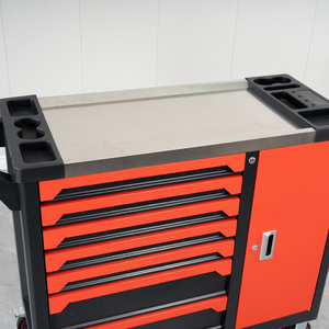 Armoire métallique d'atelier <span class=keywords><strong>de</strong></span> réparation automobile avec tiroirs, chariot à outils, ensemble d'armoires <span class=keywords><strong>de</strong></span> rangement pour outils, établi robuste pour garage - Product Image 1