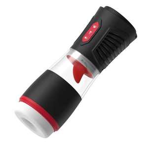<span class=keywords><strong>Masturbador</strong></span> Masculino Automático con Vibración y Lengua Vibrante 2025, Copa de Succión con 7 Modos de Lamido y 4 Modos de Succión, Modelo MMA-027 - Product Image 3