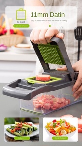 Kim loại đa chức năng Rau khoai tây Slicer Hướng dẫn sử dụng công cụ nhà bếp cho dicing <span class=keywords><strong>slicing</strong></span> băm nhỏ rau - Product Image 2