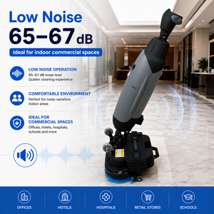 Lavasciuga Pavimenti Verticale Senza Fili Professionale a Doppia Spazzola 65-67dB Compatta per Ristoranti - Product Image 1