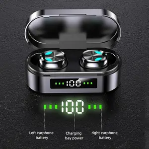 M30 PRO Earphone In-Ear Mini Noise Cancelling Earphone Nirkabel dengan Power Bank Earbud Olahraga Berkualitas Tinggi