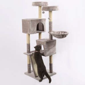 Árboles para gatos con precio al por mayor árbol de alta calidad mascota Rascador Para Gatos muebles de bola pequeña simple escalada - Product Image 1