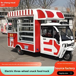 Triciclo de 3 Ruedas para Venta de Café, Carrito de Comida con Opciones de Personalización para Restaurantes en Oferta - Product Image 4