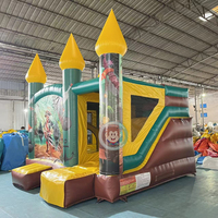 Mini château gonflable avec toboggan pour tout-petits et enfants, jouets de saut et de rebond