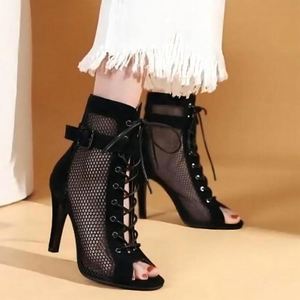 Zapatos de Baile de Salón y Tango con Tacón Alto, Suela Suave, Estilo Jazz - Product Image 5