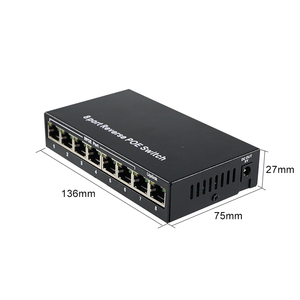 Gigabit 3km 10/100/1000Mbps quang thu phát phương tiện truyền thông chuyển đổi 8-Port đảo ngược điện <span class=keywords><strong>Ethernet</strong></span> (PoE) FTTH 4 gam Wifi RJ45 - Product Image 6