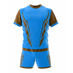 Uniforme de Rugby Premium al Por Mayor para Hombre, Conjunto de Jersey y Pantalones Cortos de Tela Transpirable, Ideal para Entrenamientos, Partidos y Deportes de Equipo - Product Image 1
