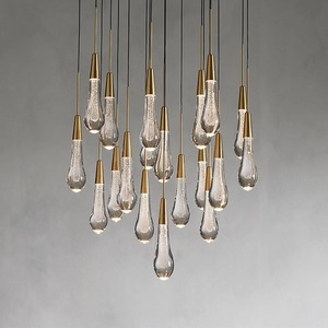 Lámpara colgante regulable Astra Orb de Metal Industrial de diseño moderno nórdico para sala de estar, comedor, dormitorio, candelabro - Product Image 4