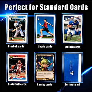 Fundas Protectoras para Cartas MTG, Diseño Gratuito, Tamaño Estándar, Antiarañazos, Lisas, Transparentes, de 100 Micras, Paquete de 100 Unidades para Pokémon y MTG - Product Image 3