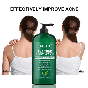 Fórmula de gel antibacteriano orgánico para el acné de espalda <span class=keywords><strong>Jock</strong></span> <span class=keywords><strong>Itch</strong></span> Atletas Pie Olor corporal Perfumado Active Tea Tree Body Wash - Product Image 6